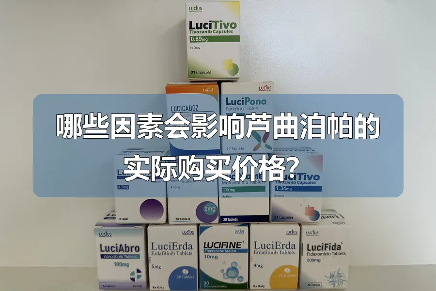 哪些因素会影响芦曲泊帕的实际购买价格？